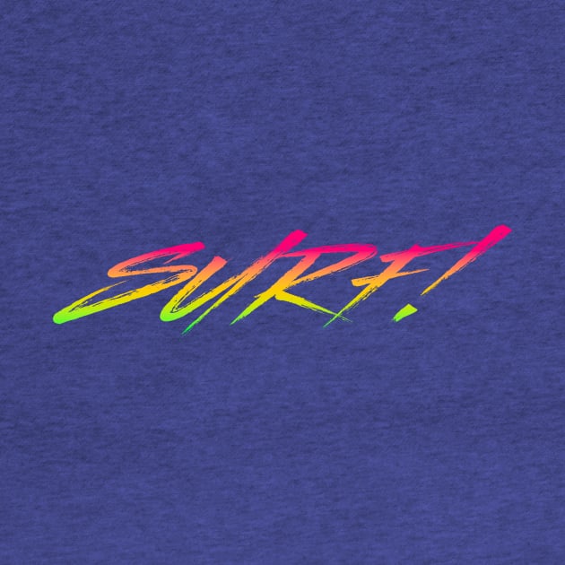 Surf! In Vibrant Gradient Colors by The90sMall